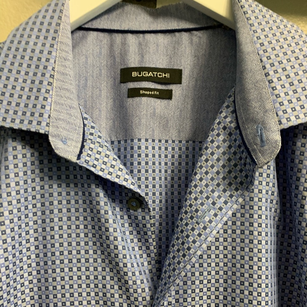 Bugatchi Men’s Long Sleeve Dress Shirt